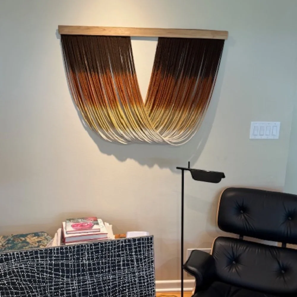 Fiber Tie-Dye Macrame wall Hanging